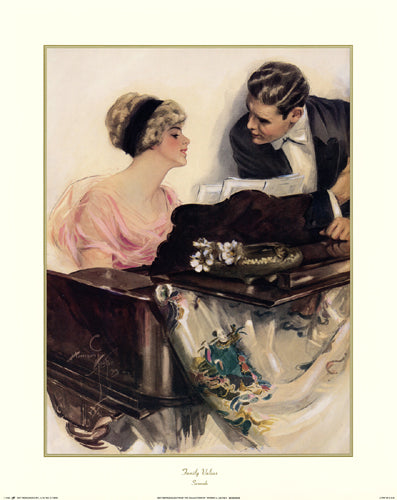 Framed Family Values: Serenade by Harrison Fisher | 20 x16