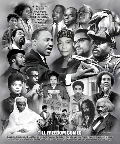 Till Freedom Comes by Wishum Gregory Wall Art Décor 11 x 8 ½ Art Print