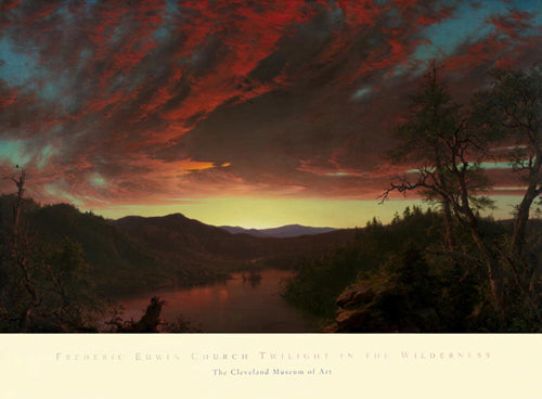 Framed Twilight in the Wilderness, 1860 by Frederic Edwin Church