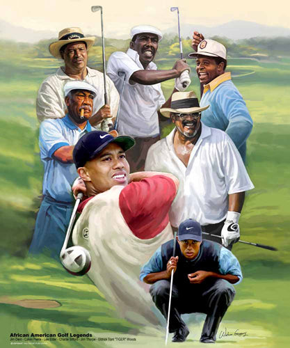 Framed In Good Company: African American Golf Legends by Wishum Gregory