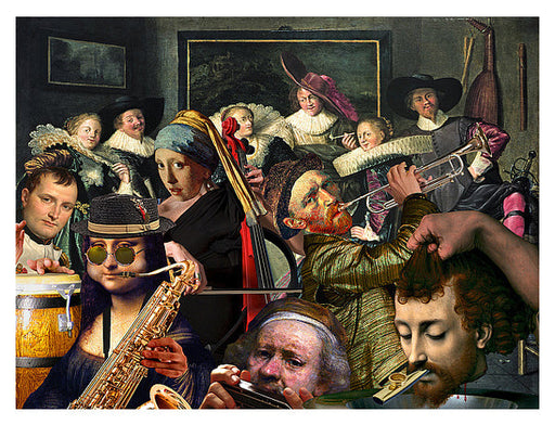 Framed Dinner Music by Barry Kite | 26 x 34