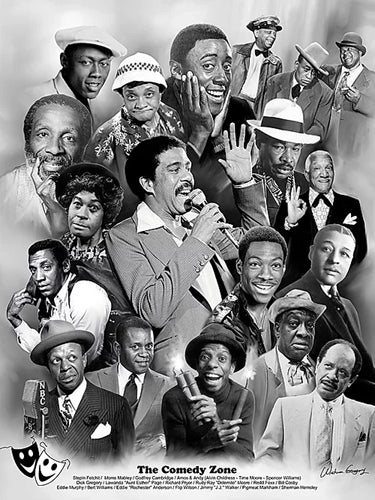 Framed The Comedy Zone by Wishum Gregory | 11 x 8 ½