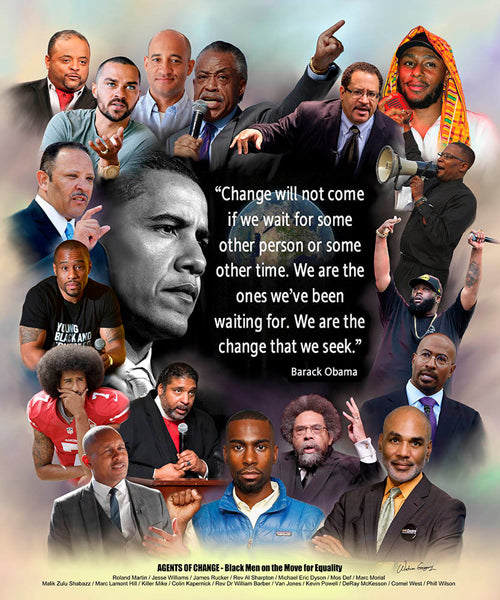 Framed Agents of Change: Black Men on the Move for Equality by Wishum Gregory