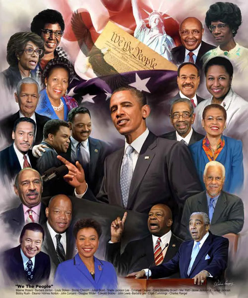 Framed We the People by Wishum Gregory | 11 x 8 ½