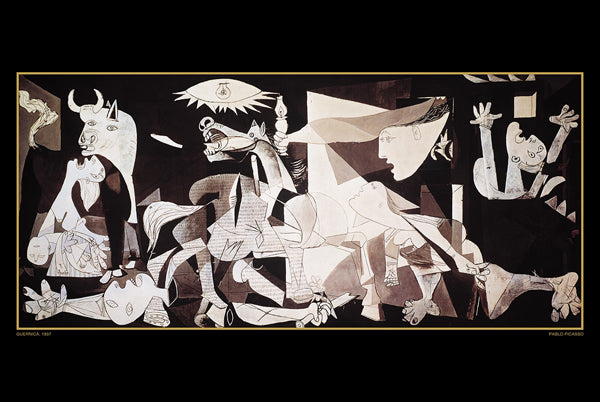 Framed Guernica by Pablo Picasso | 24 x 36