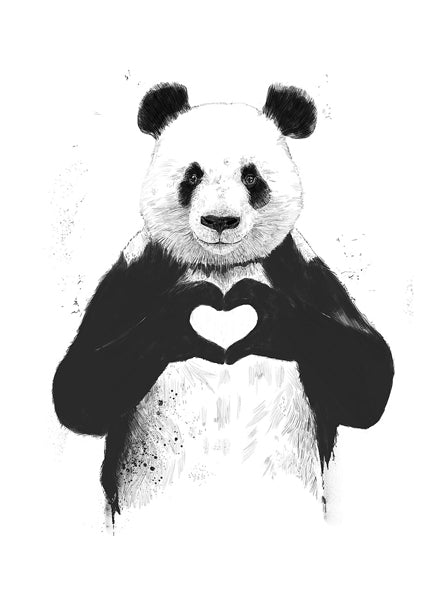 Framed All You Need Is Love by Balazs Solti | 23 x 17