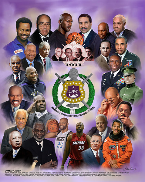 Framed Omega Men by Wishum Gregory | 24 x 20