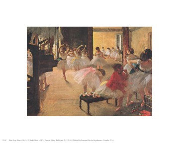 Ballet School by Edgar Degas Wall Art Décor 8 x 10 Art Print