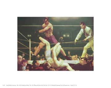 Framed Dempsey and Firpo by George Bellows | 8 x 10