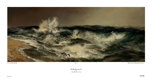Framed Art The Much Resounding Sea by Thomas Moran | 20 ½ x 39 ¾