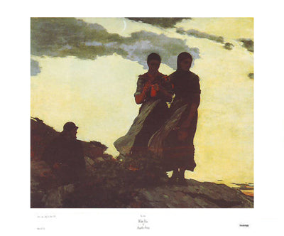 Early Evening by Winslow Homer Wall Art Décor 21 x 25 1/8 Art Print