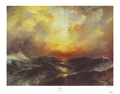 Seascape, 1906 by Thomas Moran Wall Art Décor 28 x 36 Art Print