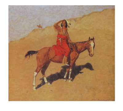 Framed The Scout by Frederic Remington | 28 x 31
