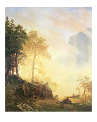 Mered River in Yosemite by Albert Bierstadt Wall Art Décor 35 x 28 Art Print