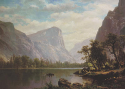 Mirror Lake, Yosemite Valley by Albert Bierstadt Wall Art Décor 14 x 19 1/2 Art Print