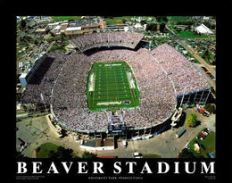 Beaver Stadium - Penn State, University Park, Pennsylvania by Mike Smith Wall Art Décor 22 x 28 Art Print