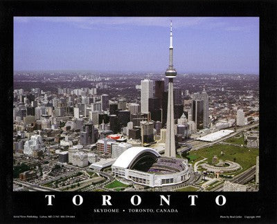 Toronto, Canada - Blue Jays at Skydome by Brad Geller Wall Art Décor 22 x 28 Art Print