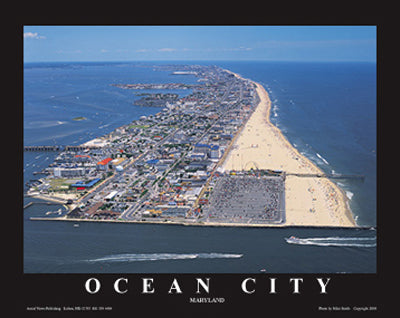 Ocean City, Maryland by Mike Smith Wall Art Décor 22 x 28 Art Print