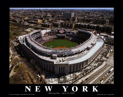 New Yankee Stadium: Opening Day, 2009 - Bronx, New York by Mike Smith Wall Art Décor 8 x 10 Art Print