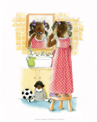 Sunshine Smiles Girl by Sylvia Walker Wall Art Décor 10 x 8 Art Print