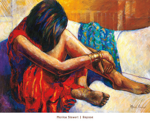 Framed Repose by Monica Stewart | 26 x 32