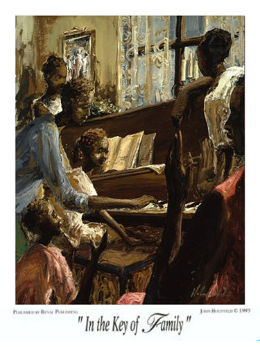 Framed In the Key of Family by John Holyfield | 24 x 18