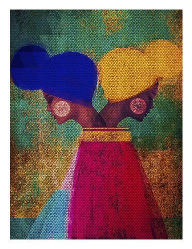 Framed Easy Ease (Vibrant) by Erin K. Robinson | 26 x 20