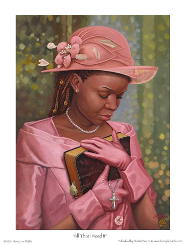 Framed All That I Need II by Henry Lee Battle | 16 x 12