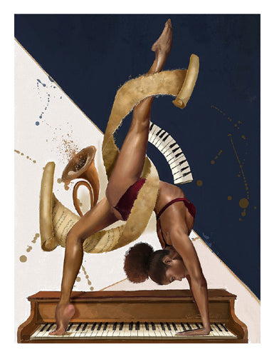 Framed Fluency by Salaam Muhammad | 26 x 20