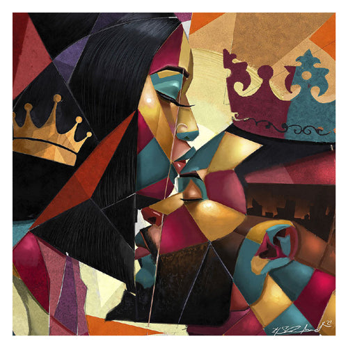 Framed Close Corners by Salaam Muhammad | 28 x 28