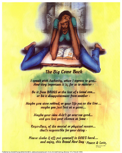 The Big Come Back by Batteryman Wall Art Décor 10 x 8 Art Print