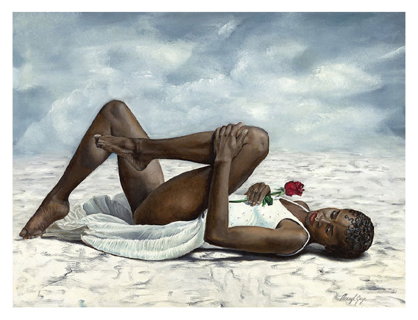 Framed The Rose by Merryl Jaye | 24 x 32