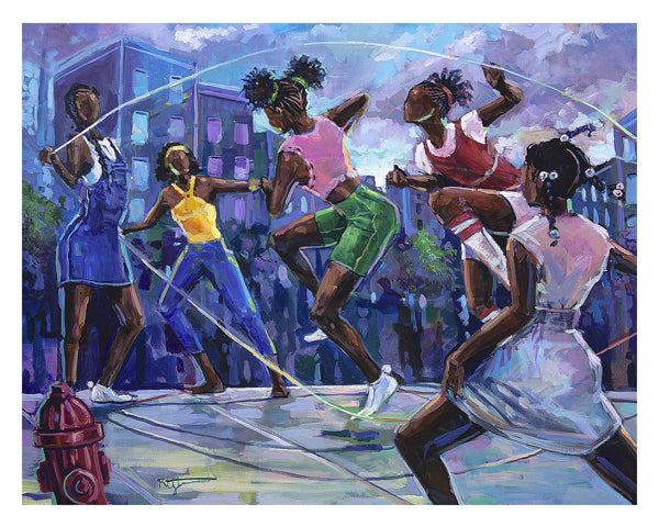 Framed Double Dutch by Robert Jackson | 24 x 30