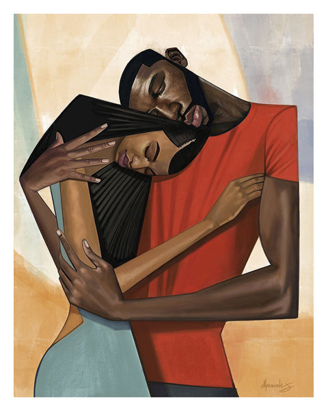 Framed Comfort by Manasseh Johnson Sr. | 30 x 24