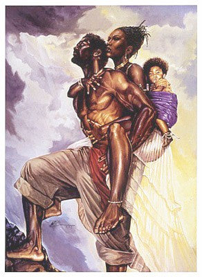 As One by WAK – Kevin A. Williams Wall Art Décor 32 x 24 Art Print