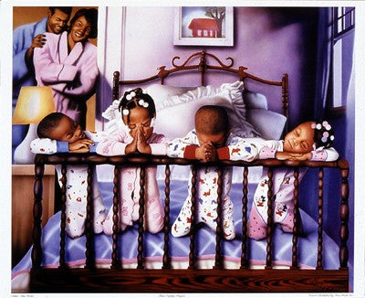 Their Nightly Prayers by Alan Hicks Wall Art Décor 16 x 12 1/2 Art Print