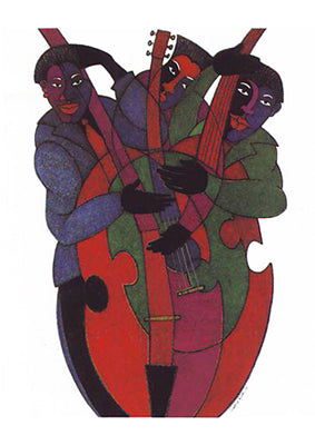 Jazz Strings by Charles Bibbs Wall Art Décor 24 x 17 Art Print