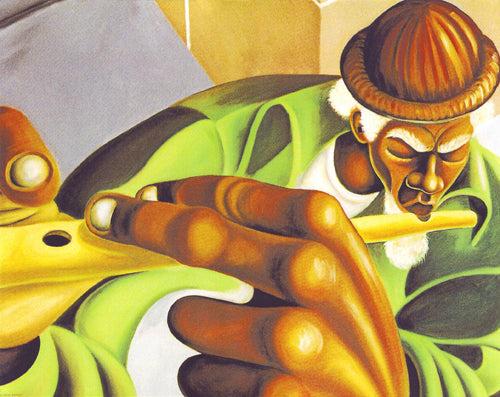 Serenadng the Street by Cbabi Bayoc Wall Art Décor 11 x 14 Art Print