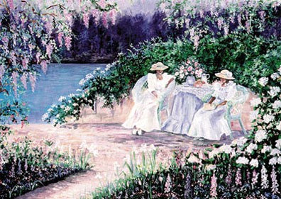 Afternoon Tea by Consuelo Gamboa Wall Art Décor 20 x 26 Art Print