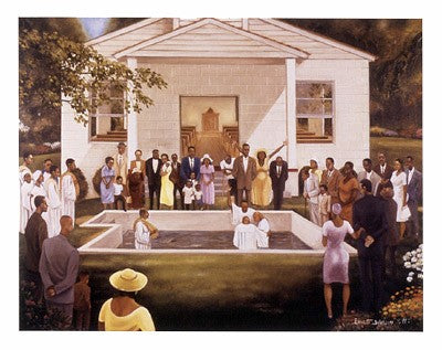 Baptism by Ernest Watson Wall Art Décor 19 x 24 Art Print