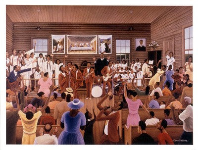 Gospel Travellers by Ernest Watson Wall Art Décor 26 1/2 x 35 Art Print