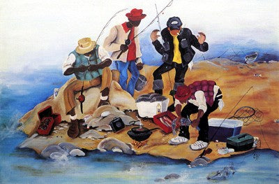 It Was This Big by Annie Lee Wall Art Décor 23 ½ x 29 ½ Art Print