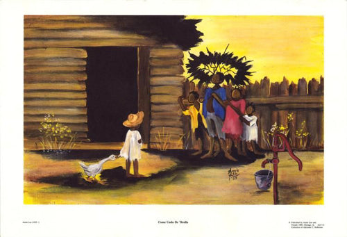 Come Under de Brella by Annie Lee Wall Art Décor 11 x 16 Art Print