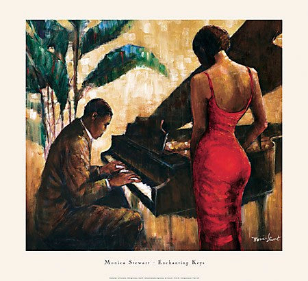 Enchanting Keys by Monica Stewart Wall Art Décor 26 1/2 x 29 Art Print