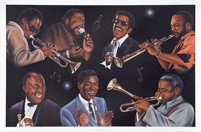 The Greatest of All - Rhythm & Jazz by Jerome Brown | Large Wall Art Decor