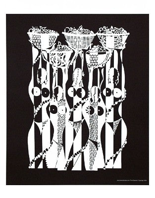 Fruit Bearers by Karen Buster Wall Art Décor 28 x 22 Art Print