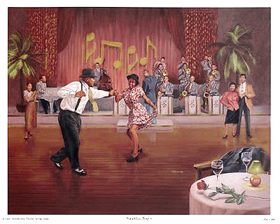 Saturday Night by Jason Delancey Wall Art Décor 22 x 28 Art Print