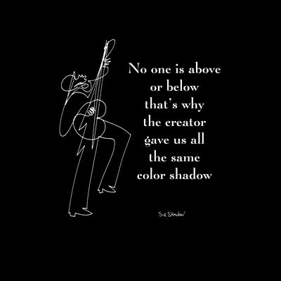 No One is Above by Sir Shadow Wall Art Décor 6 x 6 inch Art Print