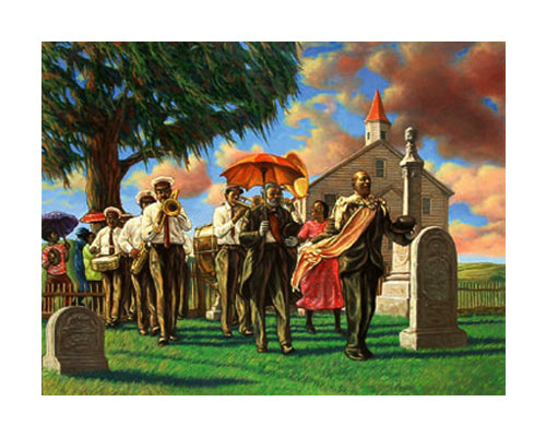 Uncle Joe's Funeral by Sarah Jenkins Wall Art Décor 16 x 20 Art Print