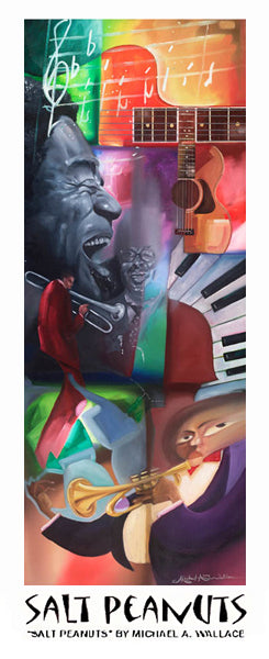 Salt Peanuts by Michael Wallace Wall Art Décor 40 x 16 Art Print